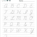 D Nealian Cursive Handwriting Worksheet Maker