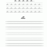 D Nealian Cursive Handwriting Worksheets Pdf Golfschule