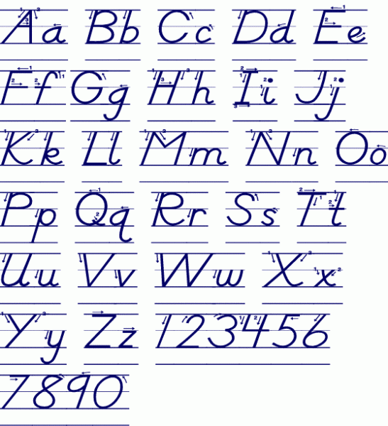 D'nealian Handwriting Worksheets Pdf | AlphabetWorksheetsFree.com