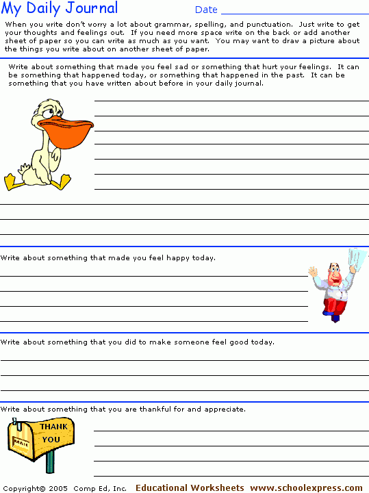 FREE 365 Journal Writing Worksheets These Worksheets 