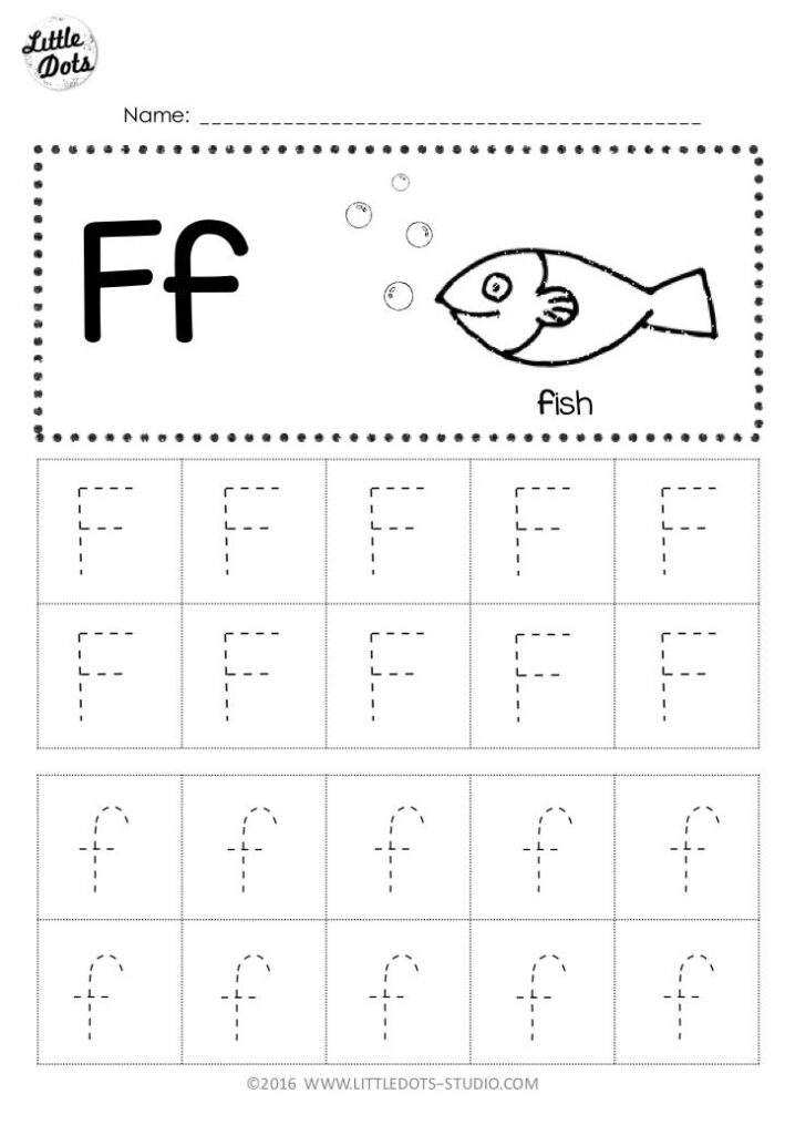 Free Letter F Tracing Worksheets Tracing Worksheets