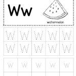 Free Letter W Tracing Worksheets