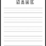 Free Printable To Practice Writing Your Names For