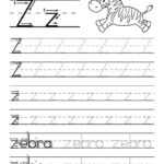 Free Printable Tracing Letter Z Worksheet Tracing