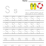 Free Trace Letter S Worksheets Activity Shelter