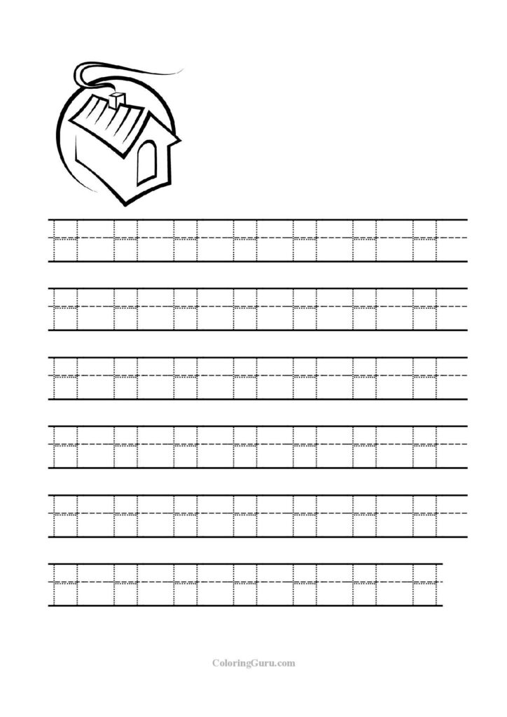 Free Tracing Letter H Worksheets