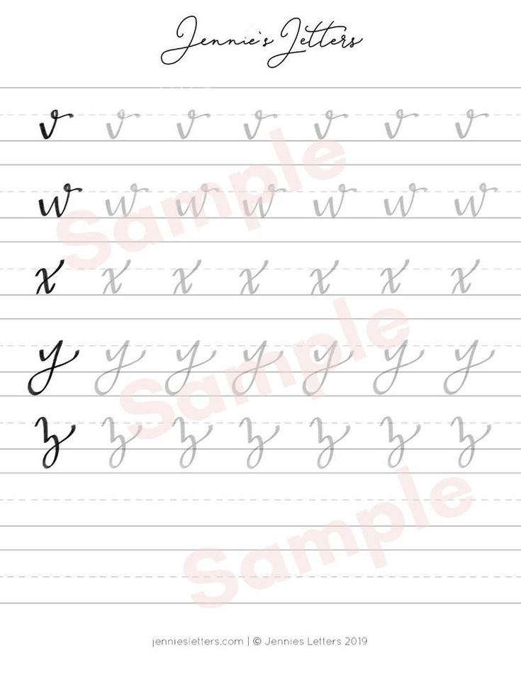 Hand Lettering Practice Modern Calligraphy Practice IPad 