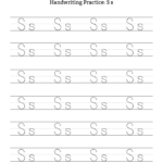 Handwriting Practice Letter S Free Handwriting Practice