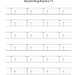 Handwriting Practice Letter T Free Handwriting Practice