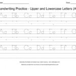 Handwriting Practice Upper And Lowercase Letters A G