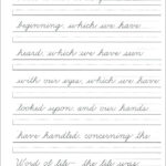 Handwriting Sheets Ks2 Twinkl