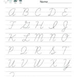 Handwriting Worksheets For Stroke Victims