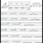 Handwriting Worksheets Grade 1 Pdf