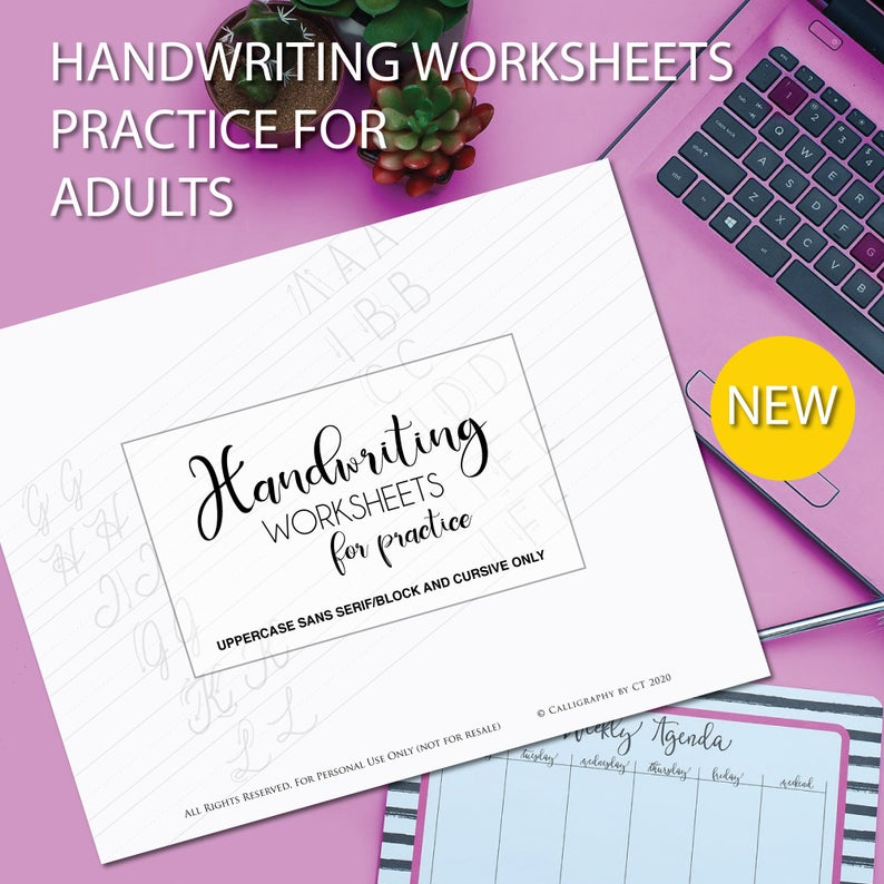 Handwriting Worksheets Practice Sheets Instant 