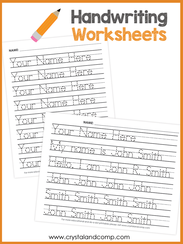 Handwriting Worksheets