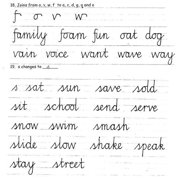 Joined Up Handwriting Practice Printables Bon Coin 