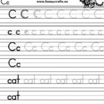 Letter C Handwriting Worksheets For Preschool To First