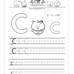 Letter C Worksheets To Learning Free Handwriting