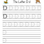 Letter D Handwriting Practice Worksheet Have Fun Teaching