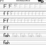 Letter F Handwriting Worksheets For Preschool To First