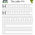 Letter H Handwriting Practice Worksheet Have Fun Teaching