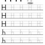 Letter H Tracing Worksheets Preschool The Best Worksheets
