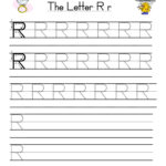 Letter R Handwriting Practice Worksheet Have Fun Teaching