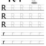 Letter R Tracing Worksheet Handwriting Sheets In 2020