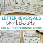 Letter Reversal Worksheet In 2020 Letter Reversal