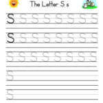 Letter S Handwriting Practice Worksheet Have Fun Teaching