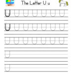 Letter U Handwriting Practice Worksheet Have Fun Teaching