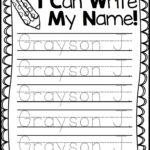Name Writing Practice Handwriting FREEBIE Kindergarten