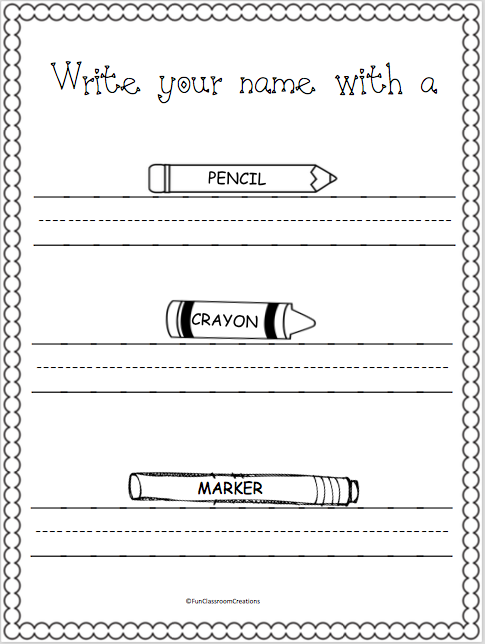 Name Writing Practice Worksheet Madebyteachers Name 