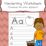 Preschool Handwriting Worksheets Free Practice Pages