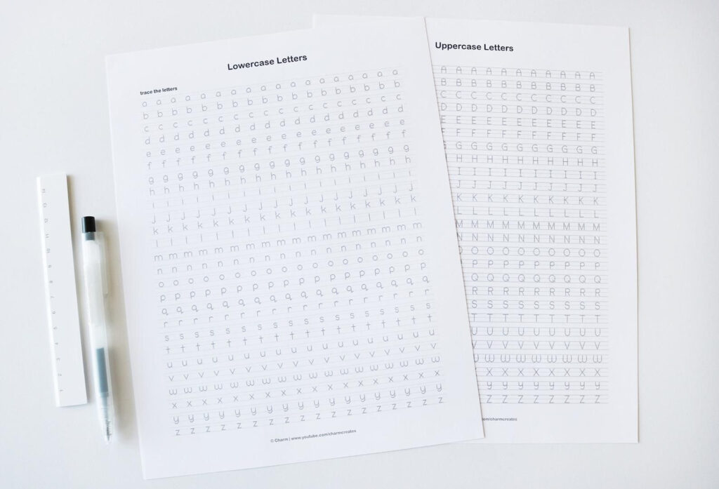 Handwriting Worksheets Etsy AlphabetWorksheetsFree Handwriting worksheets etsy alphabetworksheetsfree