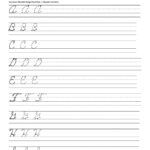 Printable Online Worksheets Cursive Writing Worksheets