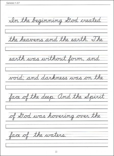 Scripture Character Writing Worksheets D nealian Beginning