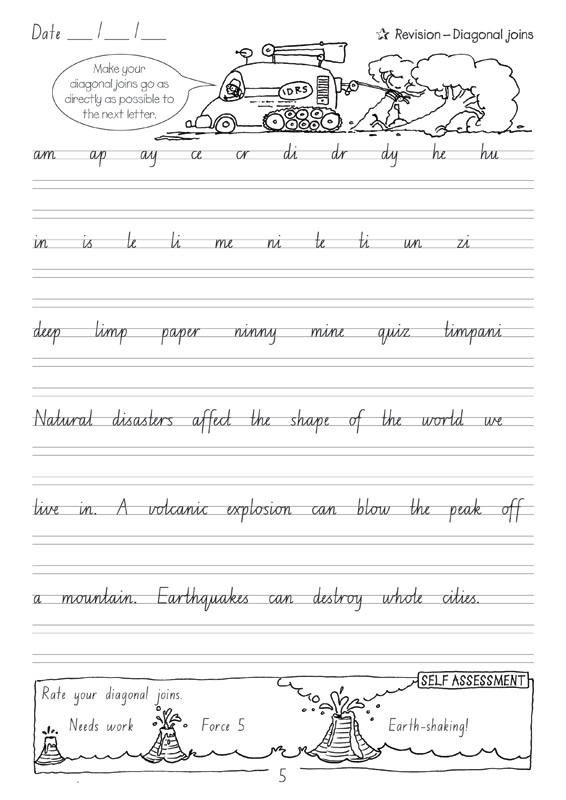 Targeting Handwriting NSW Student Book Year 5 Pascal 