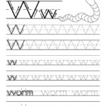 Tracing Letter W Worksheet
