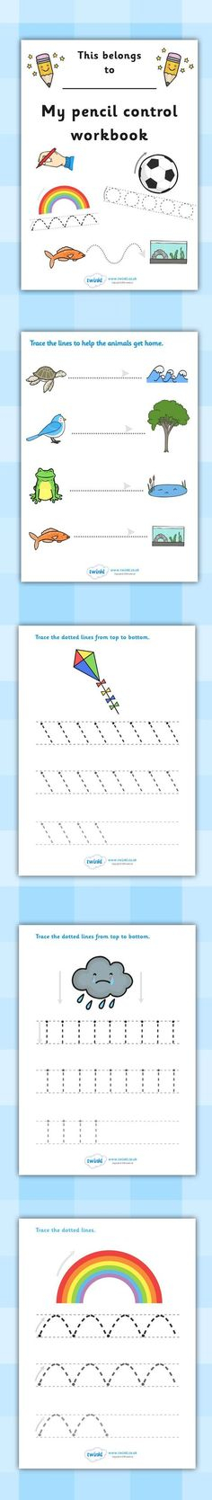 Twinkl Resources Line Handwriting Worksheets