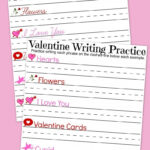 Valentine S Day Handwriting Worksheets A Mom S Take