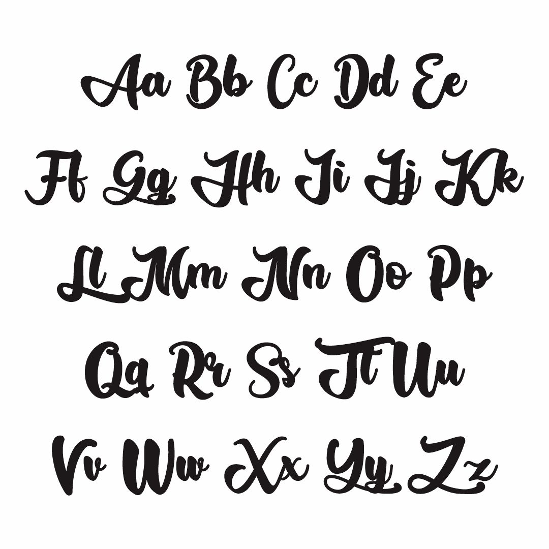 10 Best Font Styles Alphabet Printable Printablee