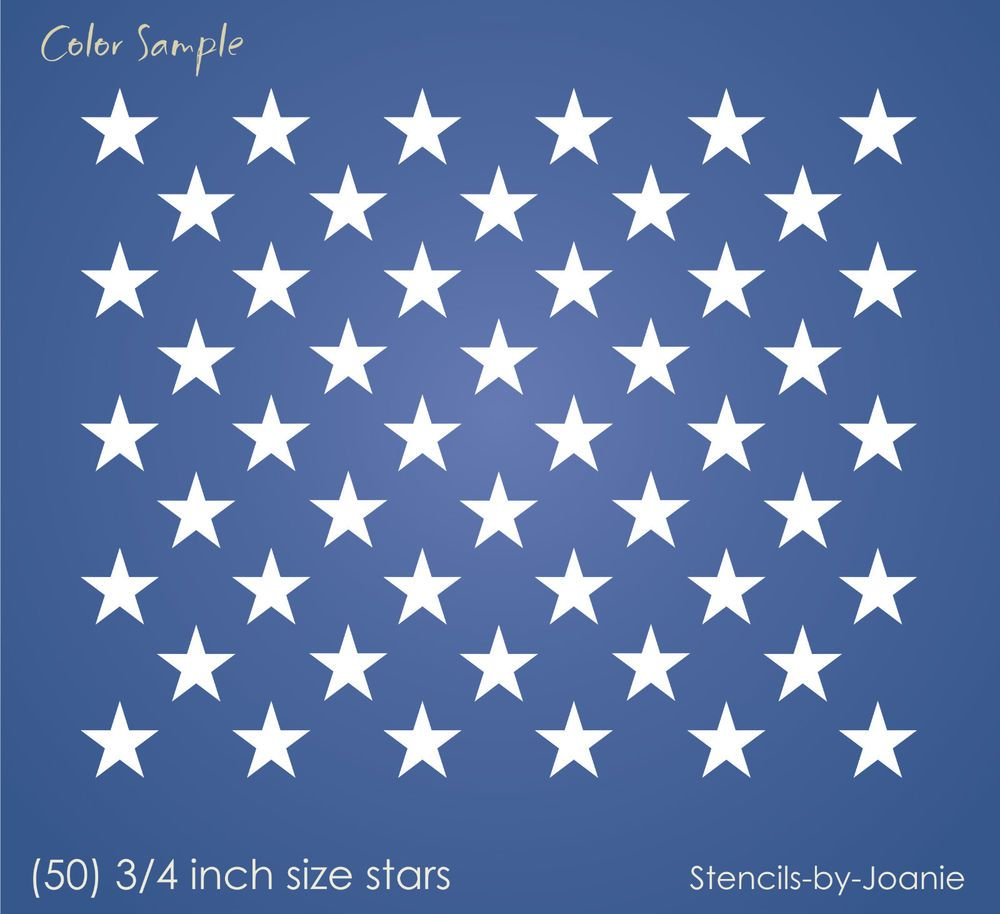 16 X 13 American Flag Star Stencil Wooden American Flag 