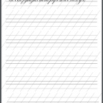 4 Free Printable Calligraphy Practice Sheets PDF Download
