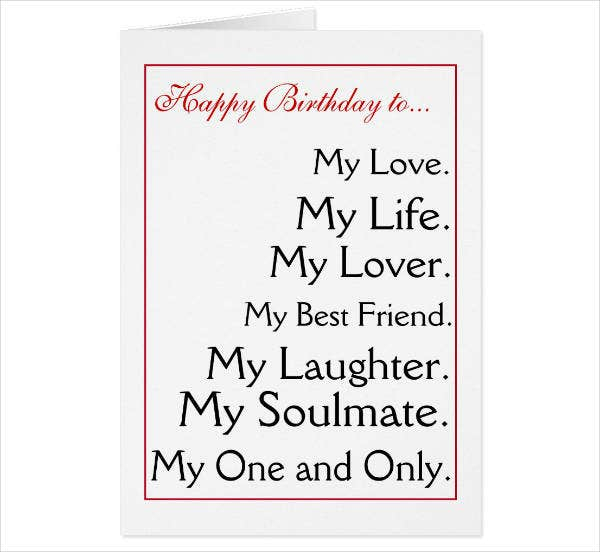 5 Birthday Card Designs Templates For Husband PSD AI 