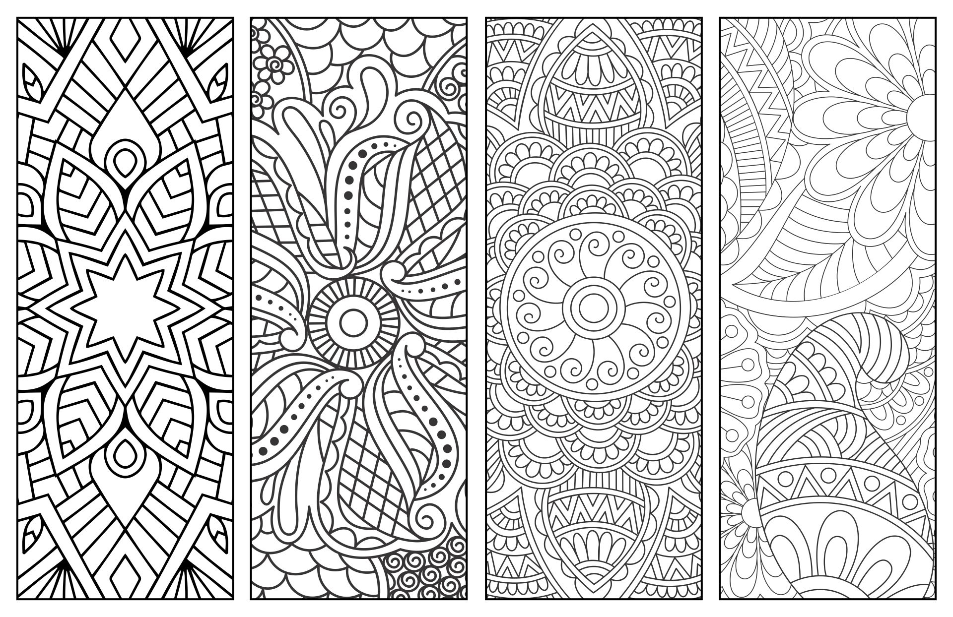 7 Best Free Printable Animal Bookmarks To Color 