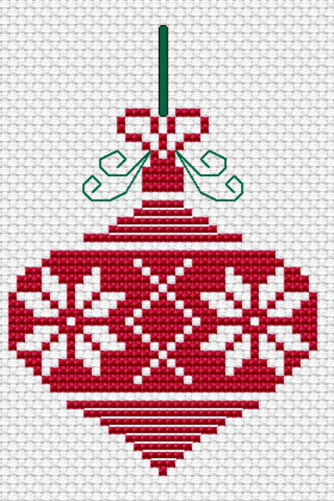 Free Printable Christmas Ornament Cross Stitch Patterns AlphabetWorksheetsFree