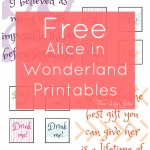Alice In Wonderland Signs And Free Printables