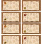 Bnute Productions Free Printable Autumn Place Cards