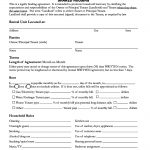 Download Free California Room Rental Agreement Printable